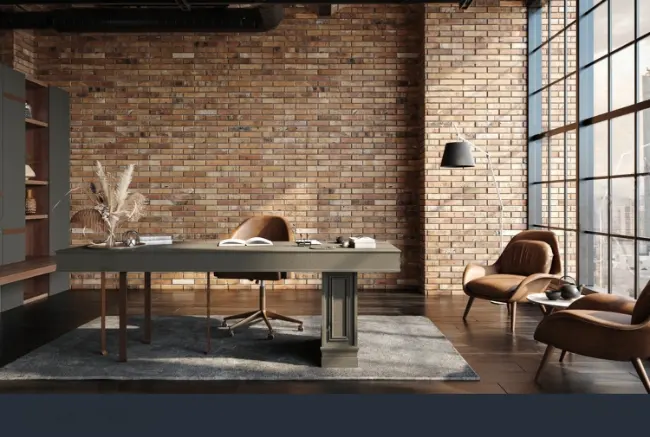 Ofis için modern duvar kağıdı uygulaması